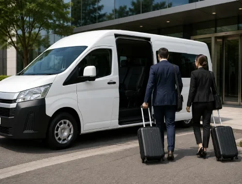 Corporate transfers in Hobart for airport travel, meetings, hotels, and business appointments.