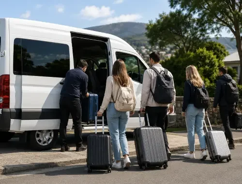 Group transfers in Hobart with maxi taxi options for airports, cruise terminals, events, and sightseeing.