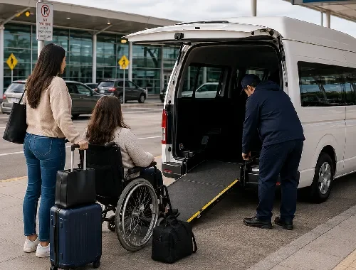 Wheelchair accessible taxi bookings